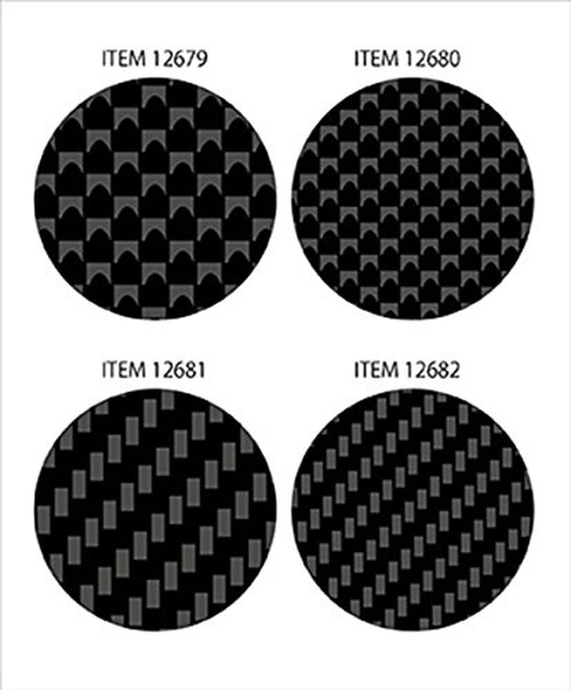 Tamiya Detail Up Parts Series 80 Carbon Fiber Slide Plain Extra 12680 No. Marks, Weave, Fine,