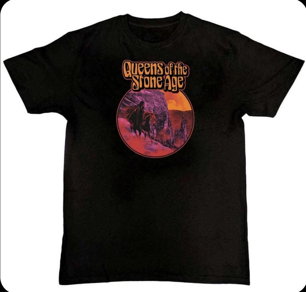 Queens Of The Stone Age Graphic Print Mens T-Shirt L