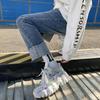 Reflective Chunky Sneakers Women Fashion Glitter Bling Vulcanized Shoes Woman Designer Platform Sneakers Shoes