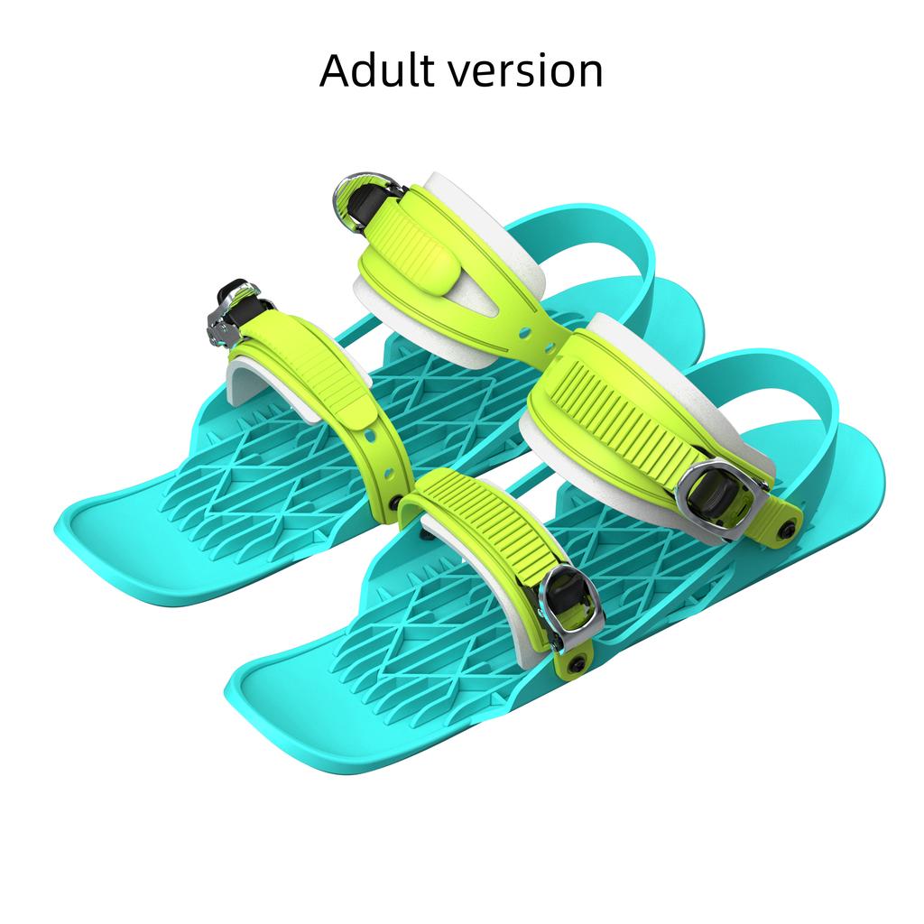 Mini Ski Shoes for Outdoor Sports, Snowboard Shoes, Snow Ski Supplies, Sledding Ski Shoes, Winter Ski Equipment, New