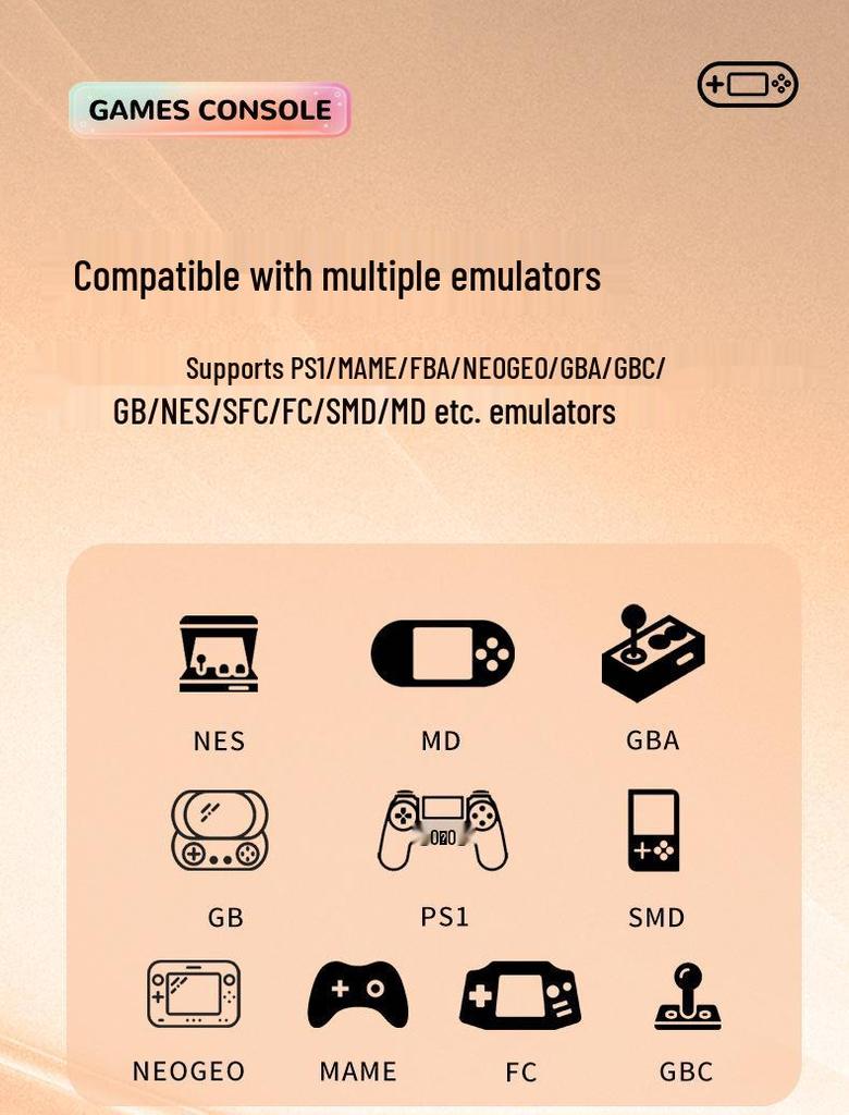X80 Pro Handheld 7-Inch HD Arcade Emulator
