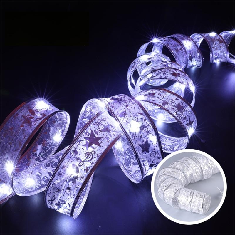 4m 40 Led Ribbon Fairy String Lights Safe Low Voltage Romantic Lamp For Christmas Tree Party