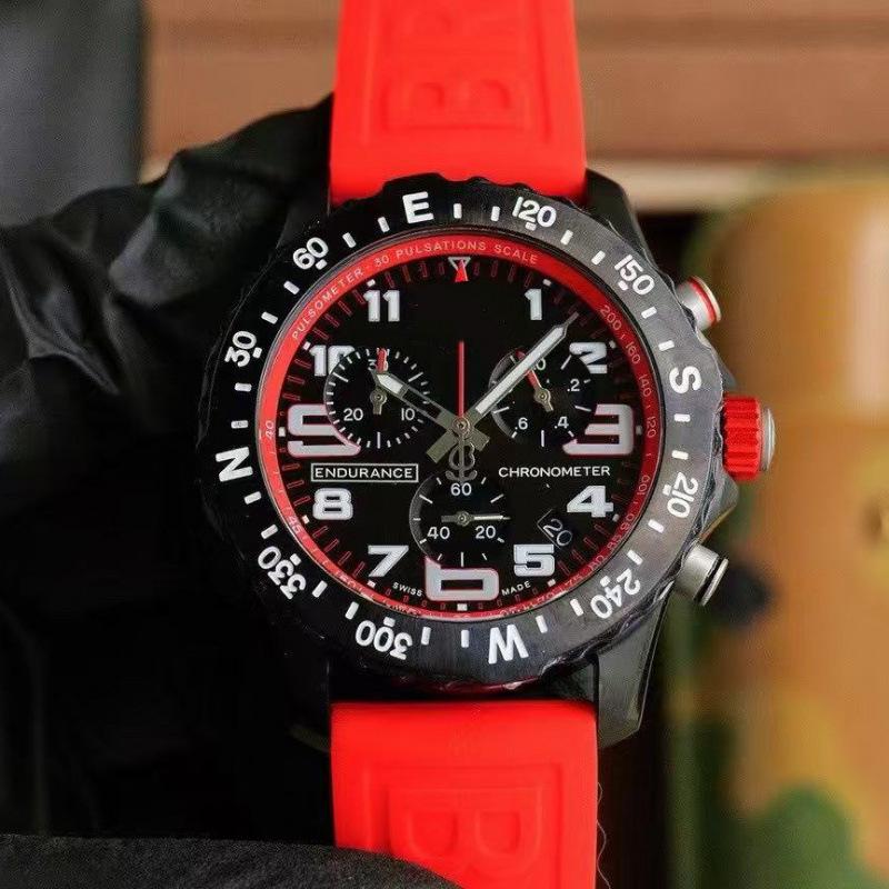 BNL Quartz Men s Six-Hand Silicone Strap Sports Watch - Colorful Design