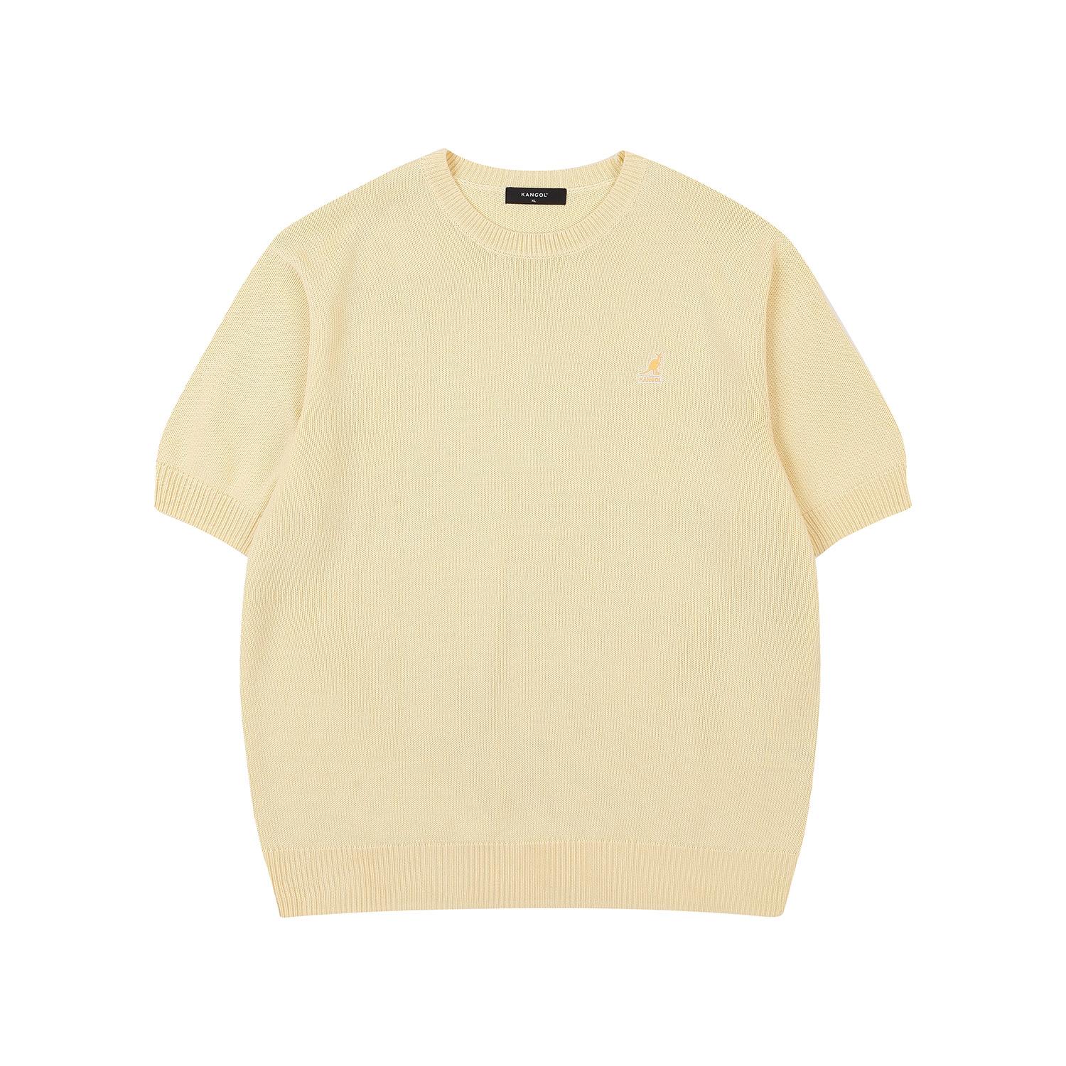 Kangol Blossom Half Sleeve Knit 1856 Yellow Yellow/M
