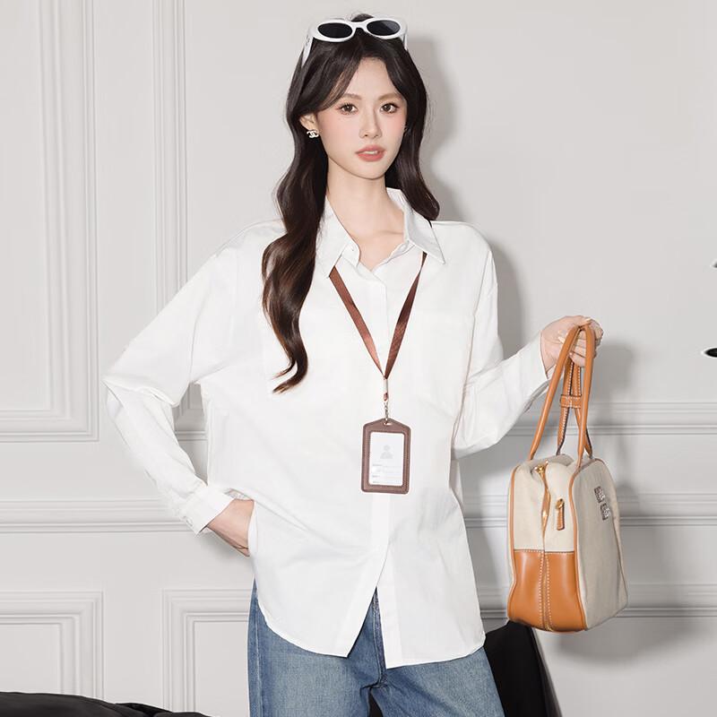 Women's Cotton Loose Lapel Shirt Cardigan