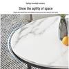 Nordischer Moderner Runder Couchtisch - Kreatives Wohnzimmer Eisen Design