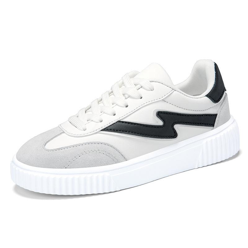 

Men s and women s ultra-light niche retro lightweight soft-soled student white shoes 45