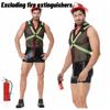2023 Neues Europäisches Und Amerikanisches Grenzüberschreitendes Herren Feuerwehrmann Rollenspielkostüm Cosplay Performance