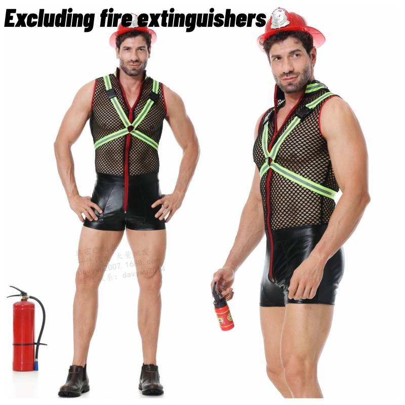 2023 Neues Europäisches Und Amerikanisches Grenzüberschreitendes Herren Feuerwehrmann Rollenspielkostüm Cosplay Performance