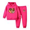 3-8 Years Kids Girls Clothes Set Hooded Sweatshirt Top and Pants