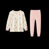 DEESHA Girls' 10A Pure Cotton Antibacterial Thermal Underwear Set