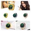 Ring Quartz Mechanical Watch Shape Hand Can Rotation Time Adjusted Gift Ornament