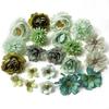 Rose Mixed Artificial Flowers Silk Fake Flowers Heads for Home Decor Wedding Decoration DIY Craft Garland Gifts Box Accessories