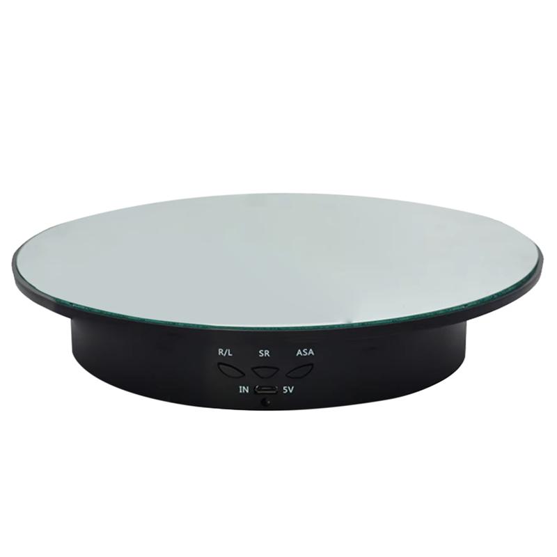 AS60-Electric Motorized Turntable 360 Degree Rotating Display Stand With Remote Control For Photography For Or Video Use
