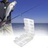 Fishing Tackle Box Double Sided Small 20 Compartments Organizer Boxes