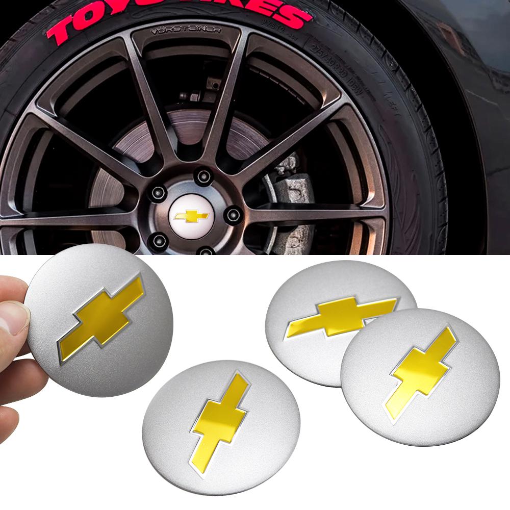 vcqt10 4PCS Car Wheel Center Hub Caps Tire Rim Covers Accessory For Chevrolet Cruze Aveo Cobalt Malibu Lacetti Sonic Spark Sail Captiva