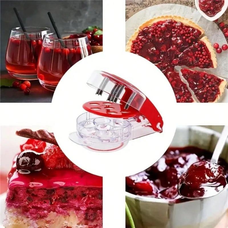 Instant Pitting Portable Cherry and Olive Pitting Tool Splash