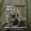 Compact Acrylic CO2 Dispersion Unit with Bubble Counter for Aquarists, Aquatic