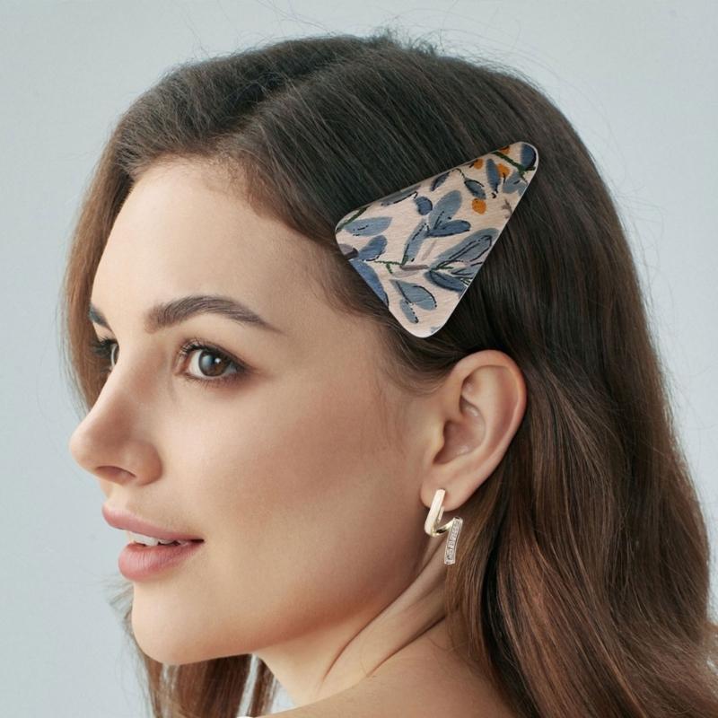 Women Hair Pin Barrette Hair Clip 2000s Trend Side Clip Fashionable Elegant Sweet Artistic Photo Props