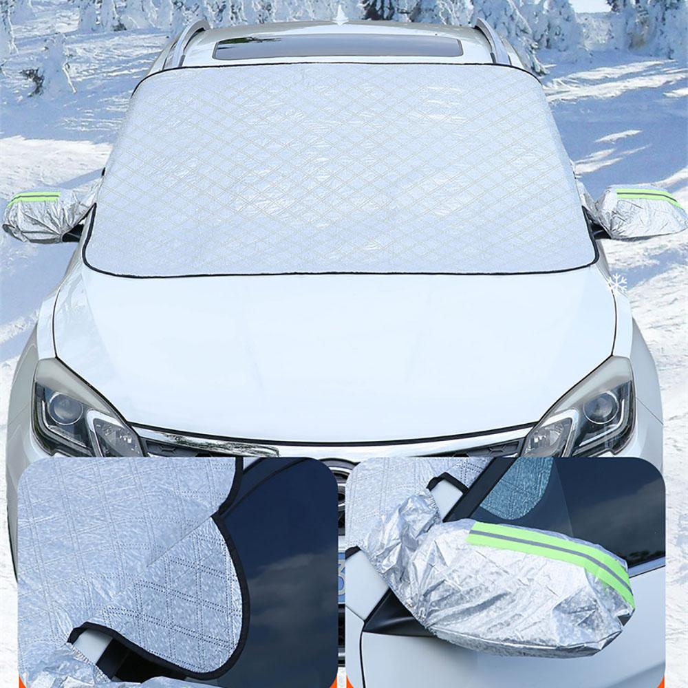 59x43" Car Windshield Cover Protector Sun Shade Winter Snow Ice Dust Frost Guard