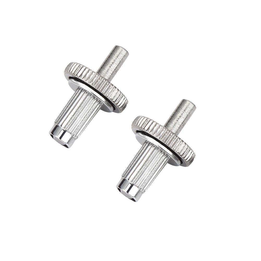 1 Set Ponte Sella a Rulli in Lega Parte di Ricambio per Chitarra Elettrica 6 Corde Stile LP(Argento)