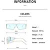 1PC Metal Frame Fashion Glasses Vintage Fashion Glasses Beach Camping Accessories For Women Shades Basics Business Casual Woman Vacation Outfits Women