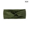 Breites elastisches Stirnband Haarband Pilates Yoga Fitness Laufen Radfahren Schweißband Turban Make-up Haarreif Make-up Kopfwickel für Frauen
