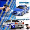 Skymaker Ldrc 1/18 Rc Drift Car Ld1899 Gtr Mode R34 2.4Ghz Rwd With Gyroscope On-Road Alloy Body Shell Racing Car For Boys Gifts