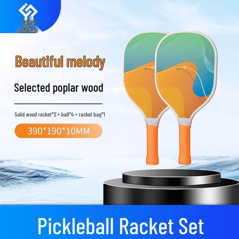 Caihui Junling Carbon Fiber Fiberglass Pickleball Paddle Set