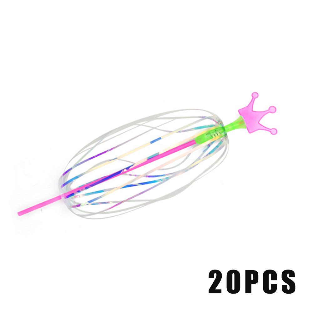 Variety Magic Flashing Bubble Wand Light-up Spin Rainbow Bubble Ball Toy For Kid