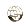 Wall Mounted Floating Shelves Decorative Shelves Circular Storage Rack Creative Plant Flower Pot Tray Nordic Home Decoration