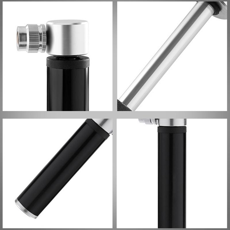 Portable Mini Bike Pump Aluminum Alloy Cycling Hand Air Pump Ball Tire Inflator Schrader Road Bike Pump