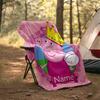 Personalized Custom Name Blanket - Peppa Pig Print Design,Blanket for Sofa,Bed,Travel,Camping - Soft and Warm, Great Gift