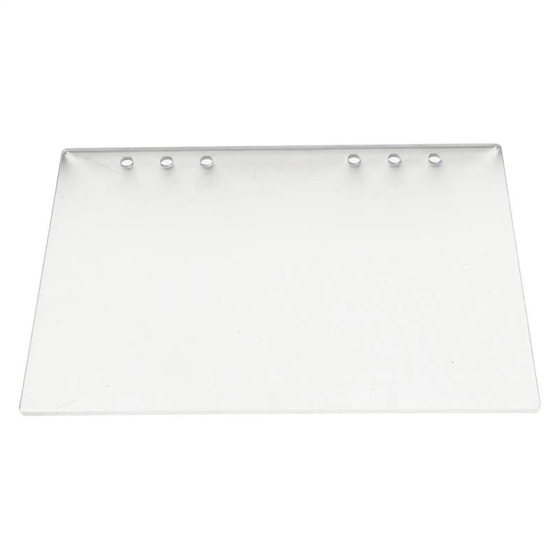 Binder Cover Acrylic Notebook A5 Organizer Notepad Filling for Protector Office