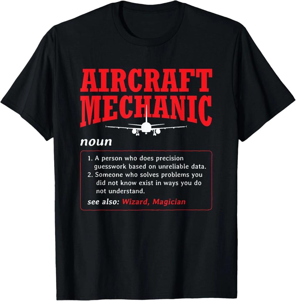 Aircraft Mechanic Definition Airplane Aircraft Mechanic Gift Unisex T-Shirt