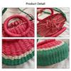 Small Hand-made Braided Bags Beach Summer Straw Bag Fashion Rattan Totes Lady Cute Watermelon Shoulder Bags Women Woven Handbags