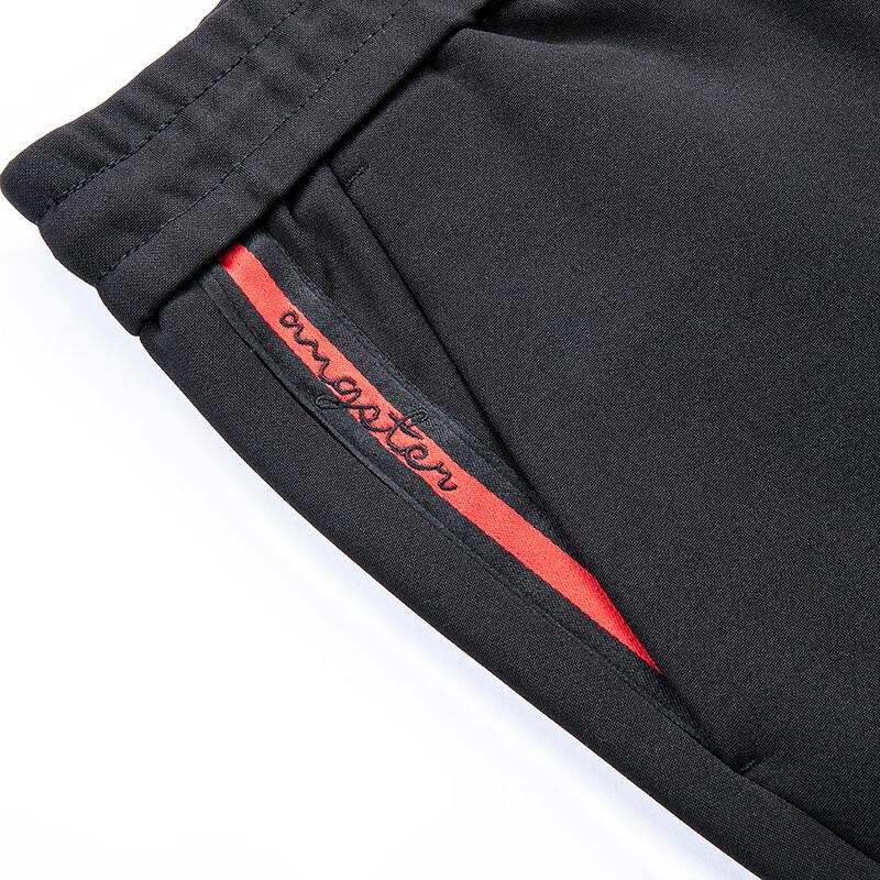 FAPAI Men's Easy-Care Four-Way Stretch Straight-Leg Casual Pants