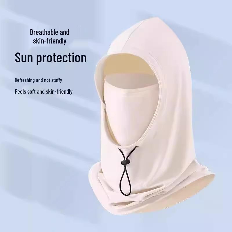 Men's Summer UV Protection Neck & Face Mask with Ear Loops