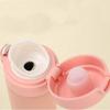 Vacuum Insulated Water Bottle, 320ml/420ml, Stainless Steel, One-Touch Opening, Dishwasher Safe, Direct Drinking, Portable, Easy to Clean, Opens with