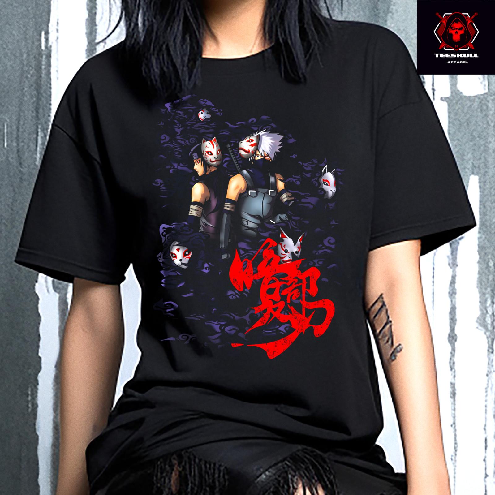 Naruto Kakashi Hatake Anime Manga Character Unisex Premium Cotton T-Shirt M
