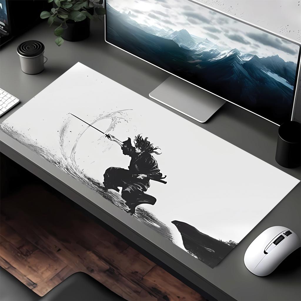 Super beautiful Japanese style Mouse pad large Mouse pad Samurai Mouse pad DESMAT full size model