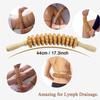 Langlebiger und sicherer gebogener Holz-Massage-Rollenstab Lymphdrainage Holztherapie Massagegerät Maderoterapia Colombiana Anti-Cellulite-Massager