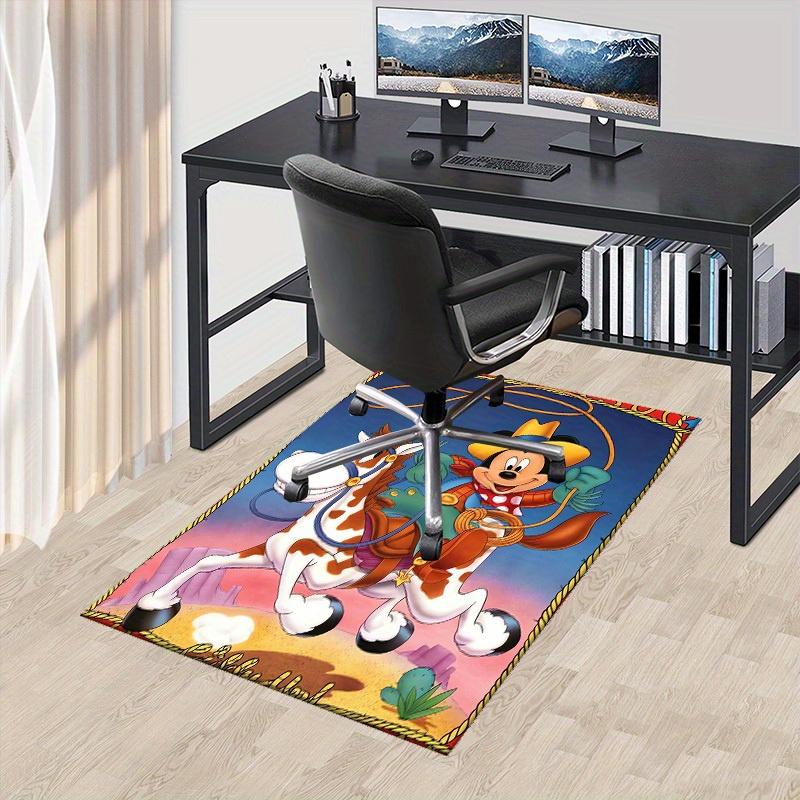 1pc, Mickey Mouse Western Cowboy Horse Ride Home Office Chair Rug Outdoor GiftP140
