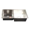 Nerezový kuchyňský dřez 32x17in Snadná instalace Nerezový dvoudílný kuchyňský dřez pro kuchyň