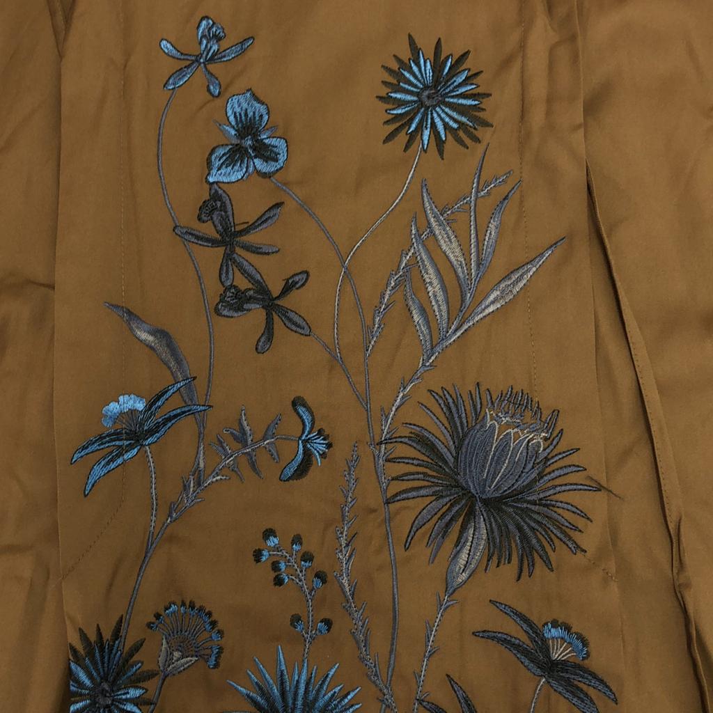 unused AMERI UNDRESSED Floral embroidery Long sleeve Embroidery Long dress Women Used
