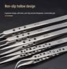 High-grade Stainless Steel Heat-Dissipating Tweezers with Holes for Circuit Board and Hair Nest Repairs