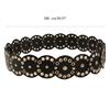 Hot Girl Belt Cowgirl Wide Waist Belt for Jeans Dresse Club Bar Multiple Discs