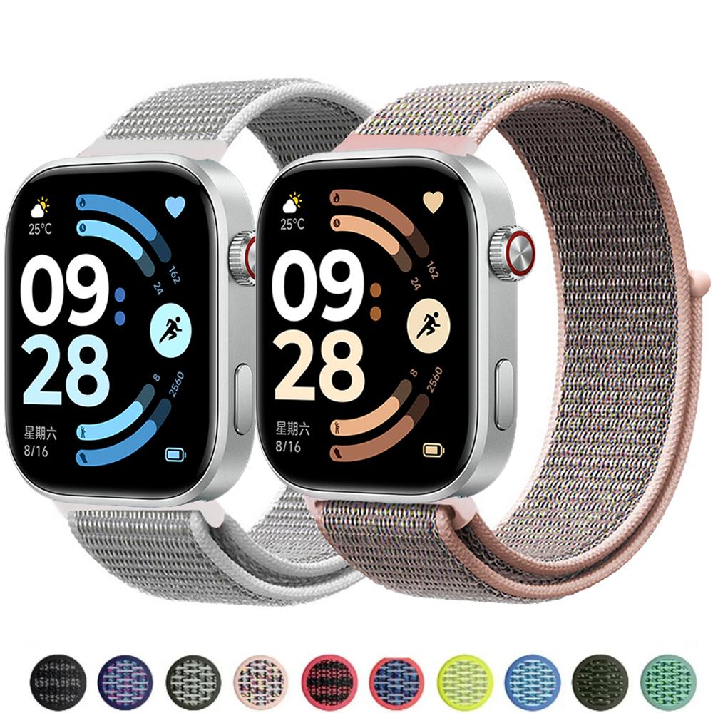 Nylon Loop Strap for Redmi watch 6 5 4 SmartWatch Accessories sport Replacement bracelet correa for xiaomi Mi band 8 9 pro Band