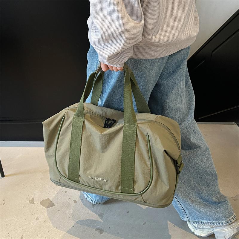 Extensible Yoga Fitness Bag Women's Travel Bag Lightweight Outdoor Canvas Storage Bag