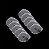 5 Pcs Dvd Cd Case 7Mm Double Clear Umd Replacement Shell, Apply For Most Game Dvd Cd